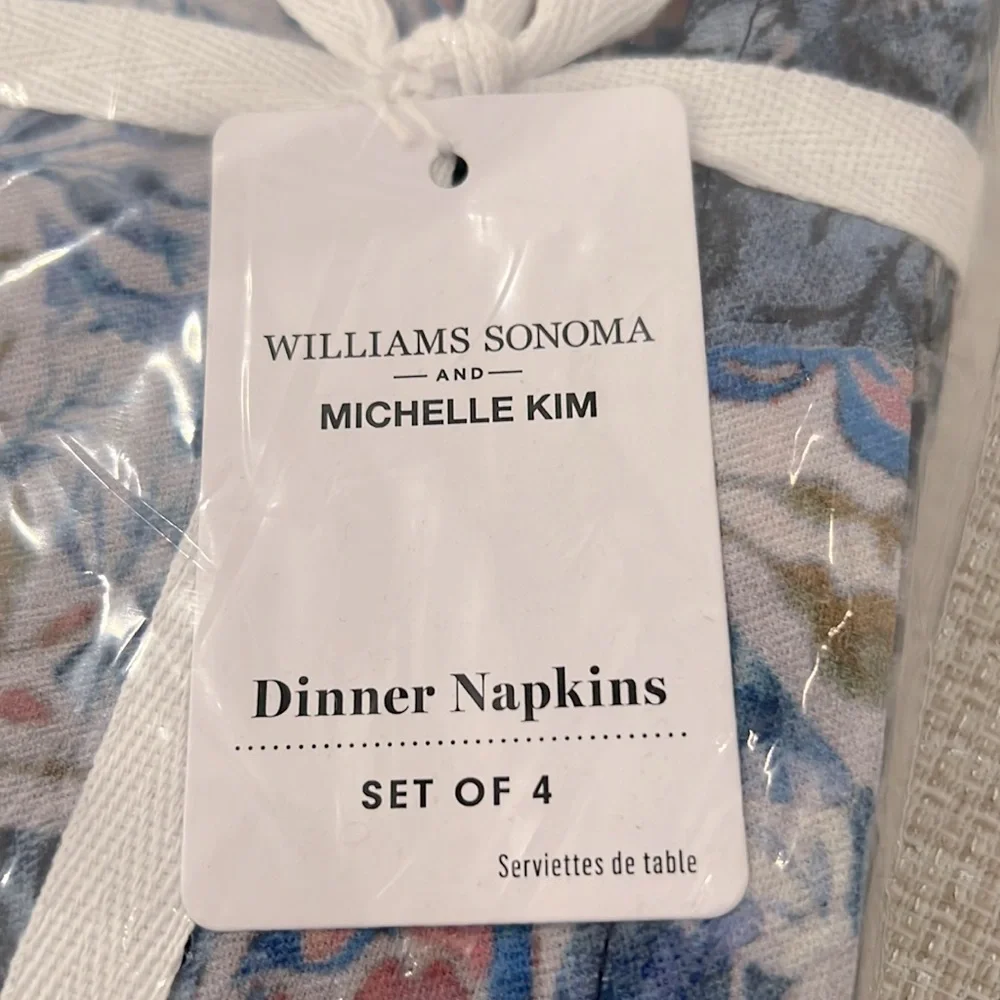 Williams Sonoma x Michelle Kim Dinner Napkins-Set of 4